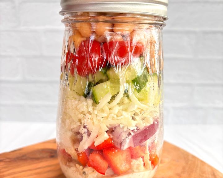 Ensalada en frasco